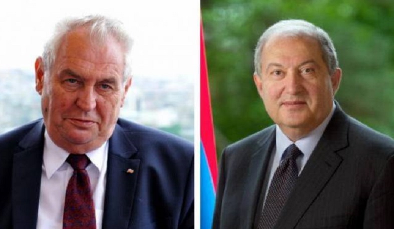 I am confident that at this hard time, friendly Czech is standing by our side. Sarkissian to Zeman