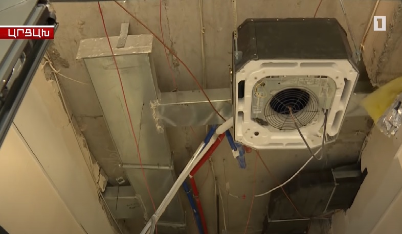 Stepanakert hospital targeted by the enemy. 