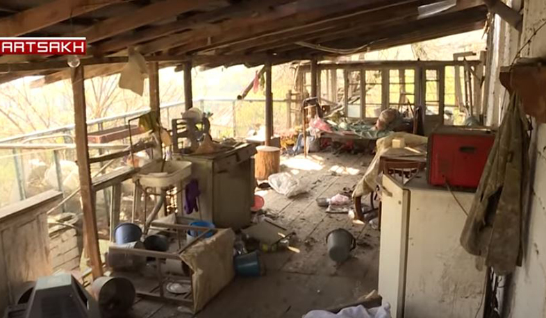 Several people wounded during an air strike in Nenghee village of Nagorno Karabakh