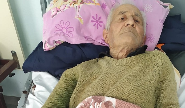 Пострадавший в Шуши 90-летний мужчина доставлен в больницу, его жизни ничего не угрожает. Омбудсмен Арцаха