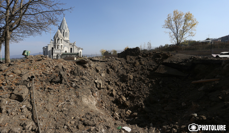 Результаты зверств противника в Шуши. Фотографии