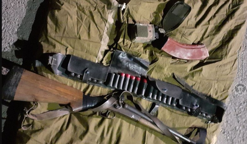 Ռազմական ոստիկանները հայտնաբերել են զենք-զինամթերք