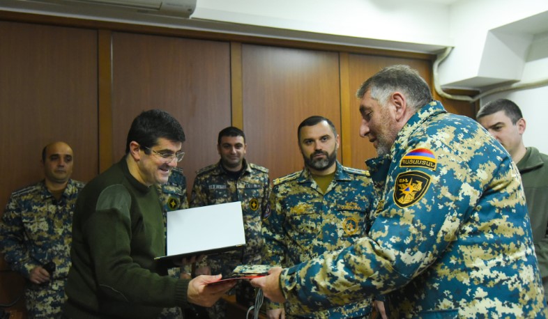 ԱՀ ԱԻՊԾ համակարգի աշխատակցի օրվա կապակցությամբ մի խումբ աշխատակիցներ պարգևատրվել են