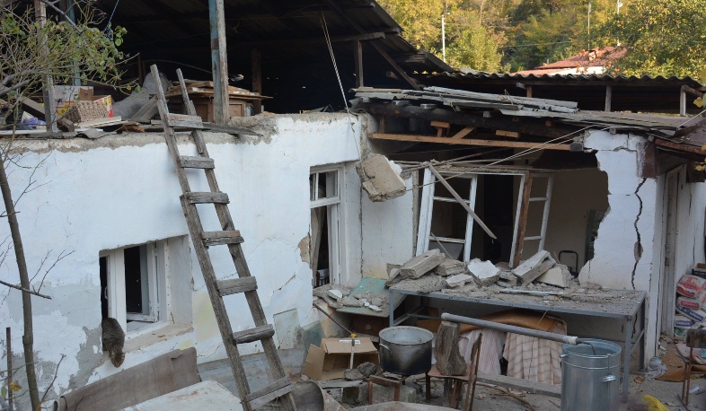 Azerbaijan again deliberately targeted public and residential areas of Stepanakert. Beglaryan