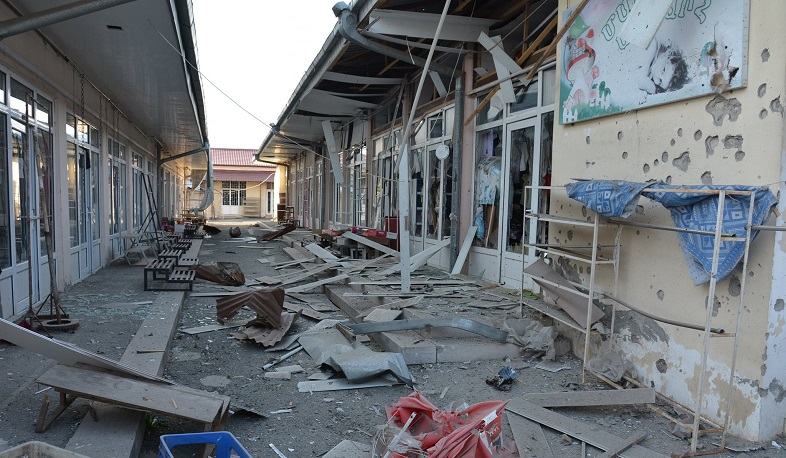 Мишенью азербайджанской агрессии на этот раз стал центральный рынок Степанакерта
