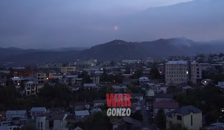 ՊԲ ՀՕՊ-ը Ստեփանակերտի երկնքում ադրբեջանական ԱԹՍ է խոցում. տեսանյութ