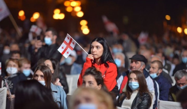 Վրաստանի ընդդիմությունը չի ճանաչում ընտրությունների արդյունքները. խորհրդարանի դիմաց ցույց է