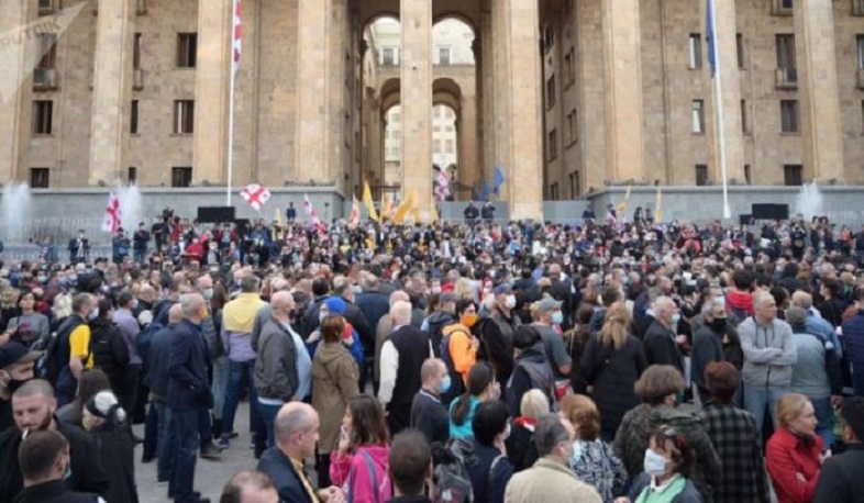 Վրաստանում ընդդիմությունը չի ընդունում ընտրությունների արդյունքները