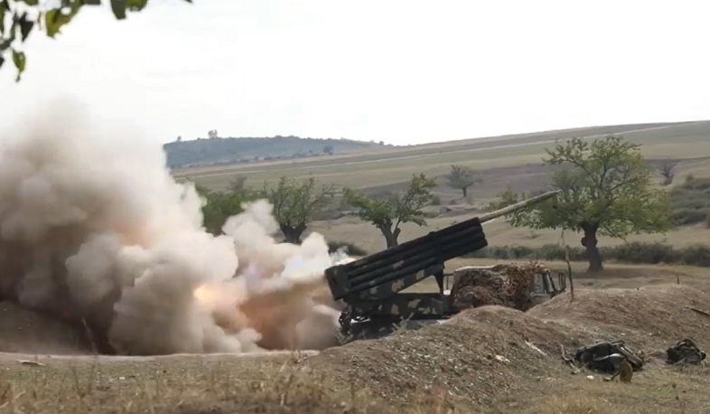 In the southern direction, the Defense Army delivered an accurate fire to the enemy's manpower