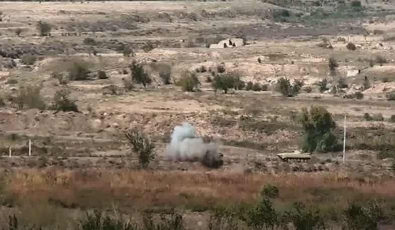 Военнослужащие погранвойск СНБ наносят потери противнику. Видеоматериал