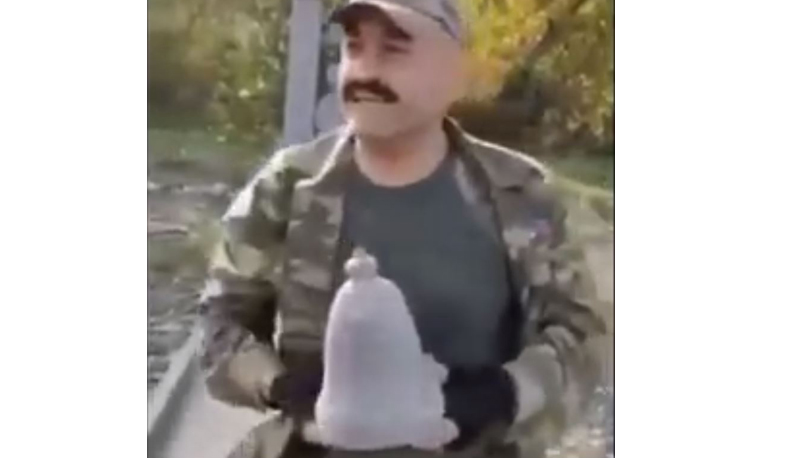 How Azerbaijani military destroys Armenian cultural heritage