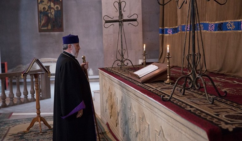 We pray for the defenders of Shushi. The Catholicos of All Armenians