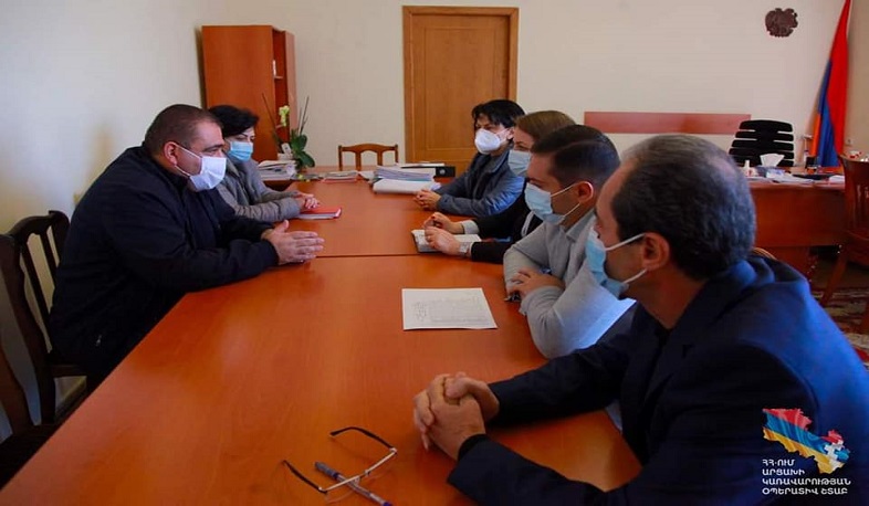 ՀՀ-ում Արցախի կառավարության օպերատիվ աշխատանքների համակարգողն այցելել է  Արարատի մարզ