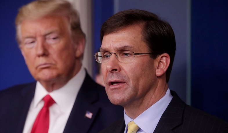 Դոնալդ Թրամփը պաշտոնանկ է արել պաշտպանության նախարար Մարկ Էսփերին