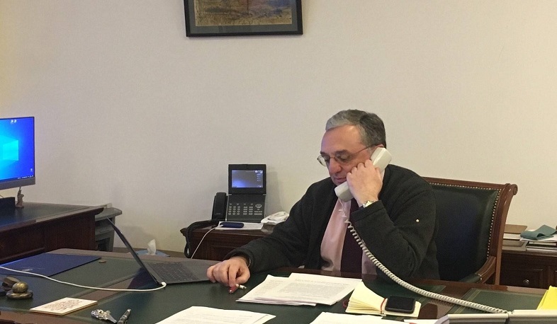 RA FM Mnatsakanyan had phone conversations with representatives of the OSCE Minsk Group Co-Chair countries