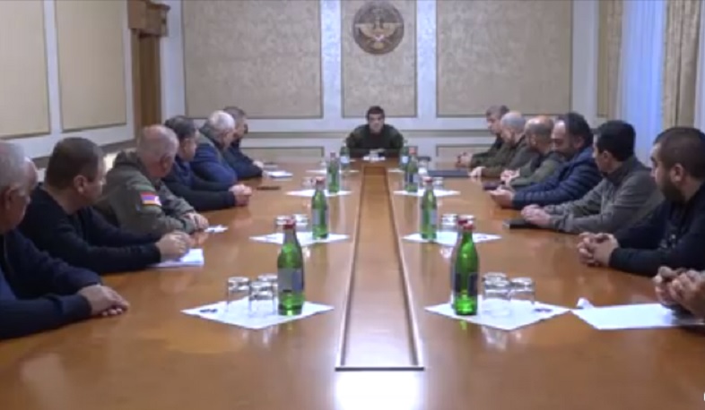 The President of Artsakh held an extended working meeting
