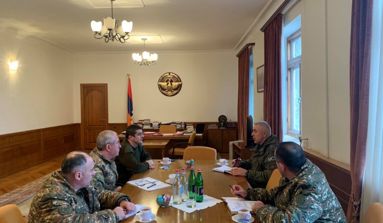 ԱՀ նախագահն ընդունել է ՌԴ խաղաղապահ զորակազմի հրամանատար Ռուստամ Մուրադովին