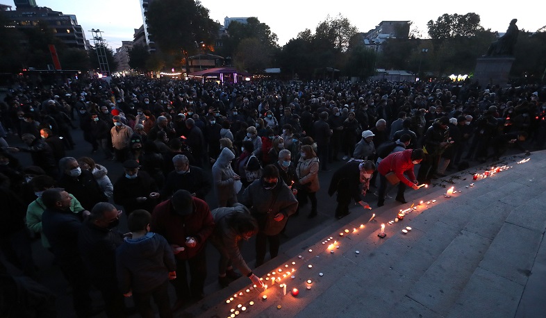 Մոմավառություն՝ ի հիշատակ Արցախում զոհված հայորդիների