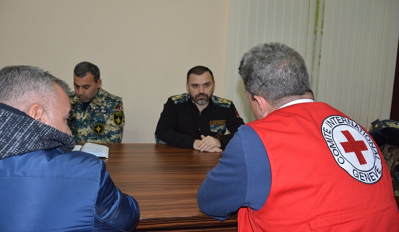 ԱՀ ԱԻՊԾ տնօրենն ընդունել է Արցախում ԿԽՄԿ առաքելության ներկայացուցիչներին