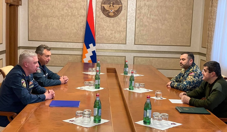 Президент Арцаха принял должностных лиц МЧС РФ