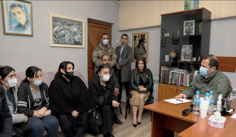 Minister of Defense met with the family members of the servicemen