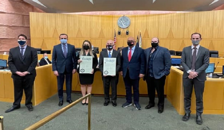 Clark County (US) Commission adopted a Proclamation recognizing Artsakh