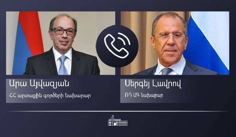 ՀՀ ԱԳ նախարար Արա Այվազյանի հեռախոսազրույցը ՌԴ ԱԳ նախարար Սերգեյ Լավրովի հետ