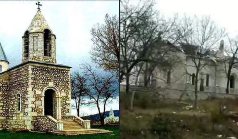 Mother See of Holy Etchmiadzin condemn the vandalism done to Shushi St. John Mkrtich church