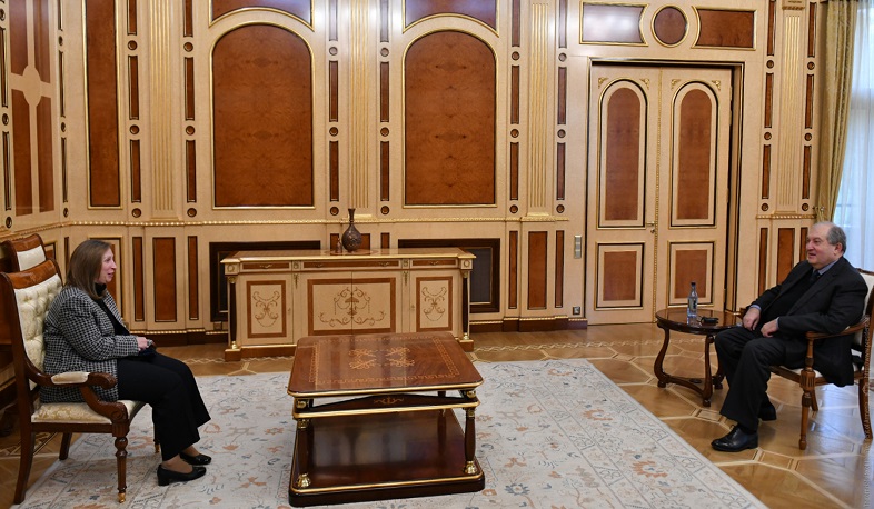 Президент Армен Саркисян встретился с послом США в Армении Лин Трейси