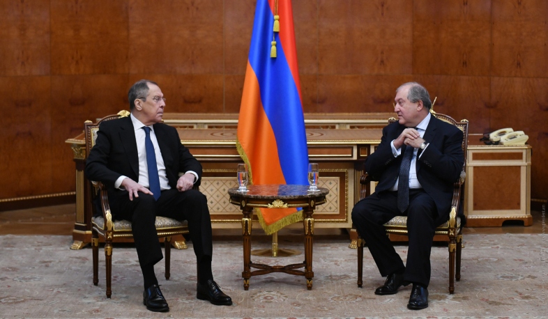 The Armenian people are grateful to Russia and Putin for their support during these hard days. RA President to Lavrov