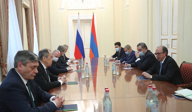 RA Foreign Minister Ara Ayvazyan met with the Russian FM Sergey Lavrov