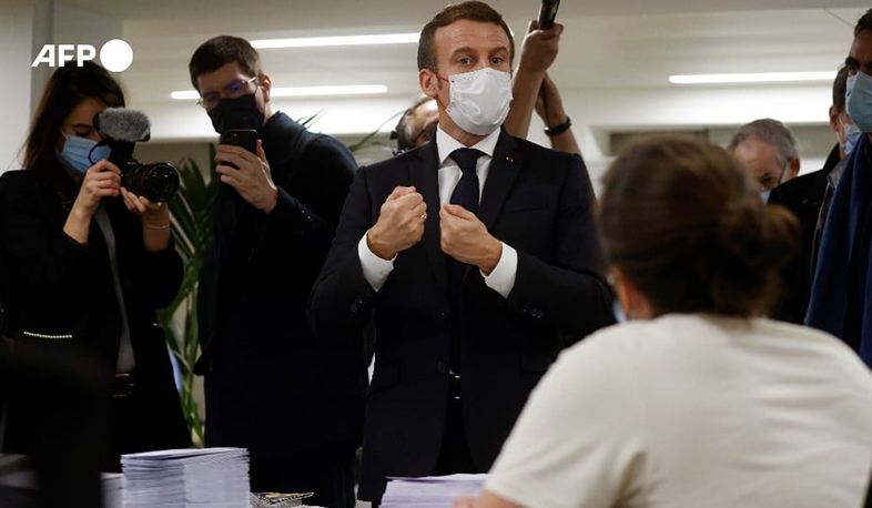 Эммануэль Макрон посетил французский филиал Всеармянского фонда «Айастан»