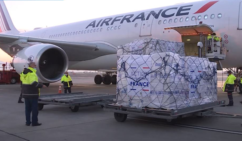 Այսօր՝ 30, նոյեմբերի 27-ին՝ 50 տոննա հումանիտար օգնություն Ֆրանսիայից Արցախին