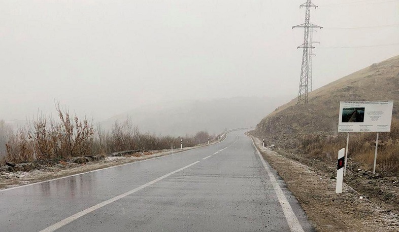 Գորիսի տարածաշրջանի ավտոճանապարհներին թույլ ձյուն է տեղում