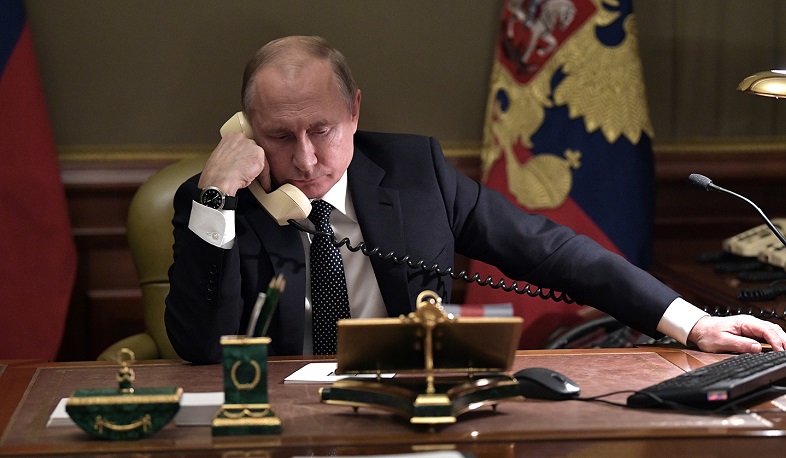 Владимир Путин провёл телефонные разговоры с Николом Пашиняном и Ильхамом Алиевым
