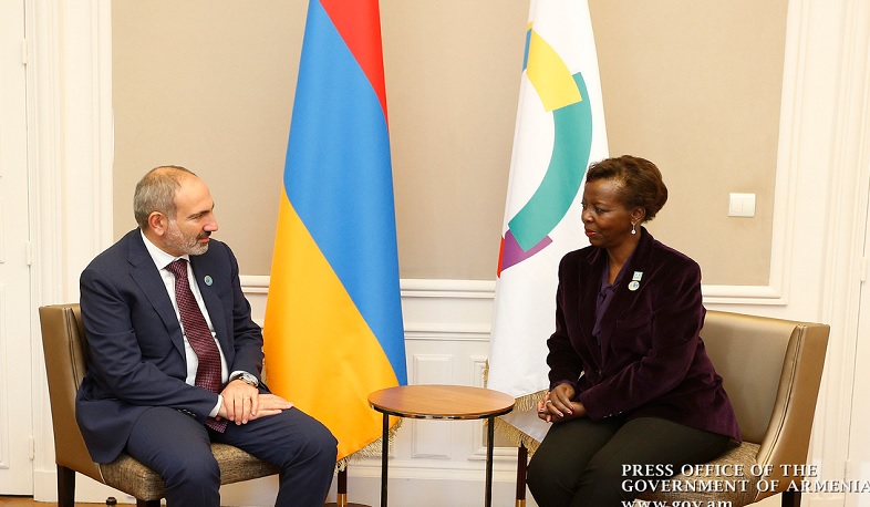 Վարչապետ Փաշինյանը հեռախոսազրույց է ունեցել Ֆրանկոֆոնիայի միջազգային կազմակերպության գլխավոր քարտուղար Լուիզ Մուշիկիվաբոյի հետ