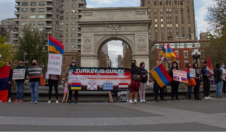 Armenian community in US calling to stop the cultural genocides by Turkey and Azerbaijan