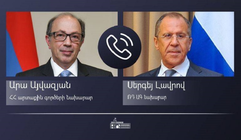 Ara Ayvazyan and Sergey Lavrov had a phone conversation