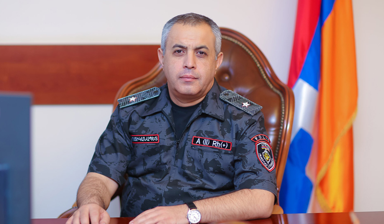 Աշոտ Հակոբջանյանի շնորհավորական ուղերձը Ոստիկանության օրվա առթիվ