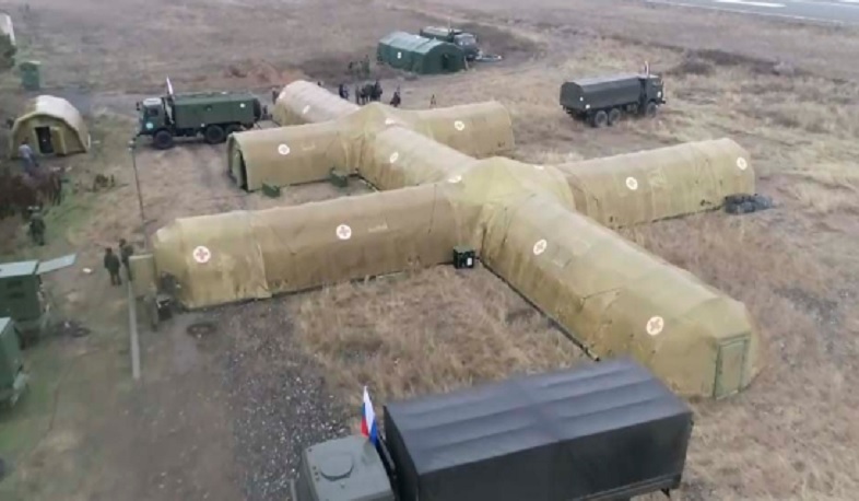 Российские миротворцы развернули в Нагорном Карабахе полевой госпиталь