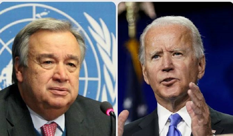 Генсек ООН провел первый телефонный разговор с Байденом