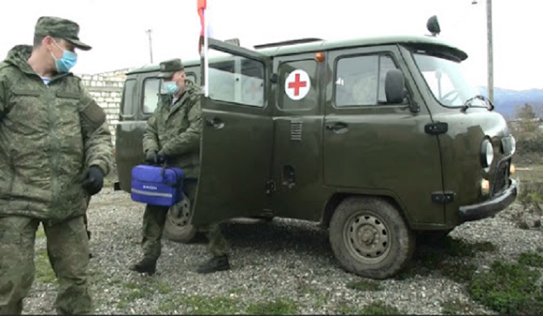 Ռուս խաղաղապահների առաջին շարժական բժշկական թիմերը սկսել են բժշկական օգնություն ցուցաբերել Լեռնային Ղարաբաղում