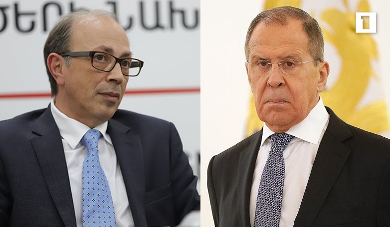 Встреча глав МИД Армении и России Ара Айвазяна и Сергея Лаврова в Москве