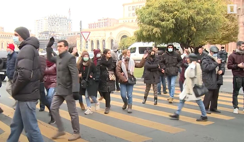 Անհնազանդության քաղաքացիական ակցիաներ՝ Երևանում