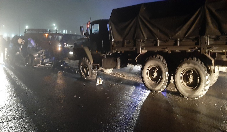 Ստեփանակերտ-Ասկերան ճանապարհին մեքենան բախվել է խաղաղապահ զորքերի «ՈՒՐԱԼ»-ին. կան զոհեր