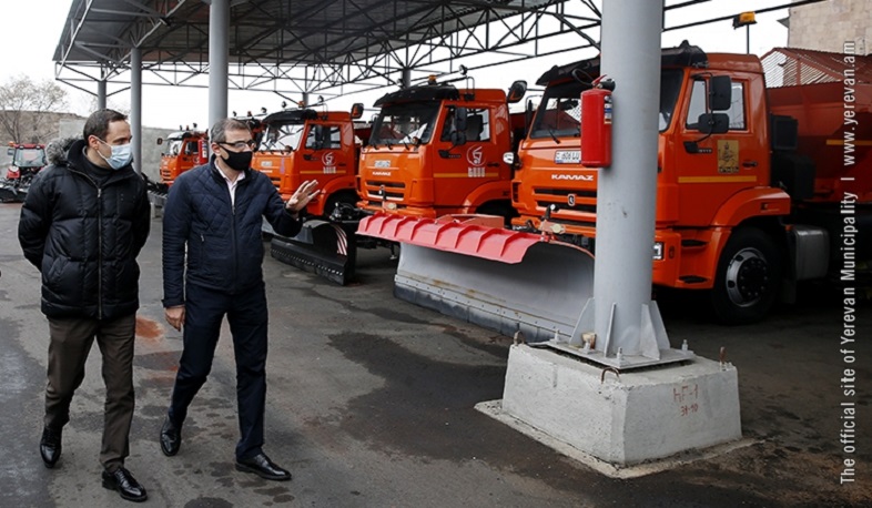 112 միավոր տեխնիկայից 51-ը կօգտագործվի ձնամաքրման աշխատանքներում. Երևանի քաղաքապետարան