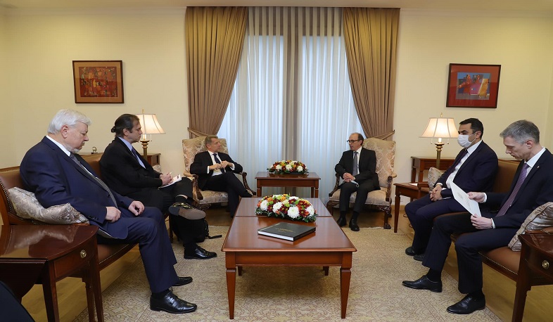 Ara Aivazian meets with the American and French Co-Chairs of the OSCE Minsk Group