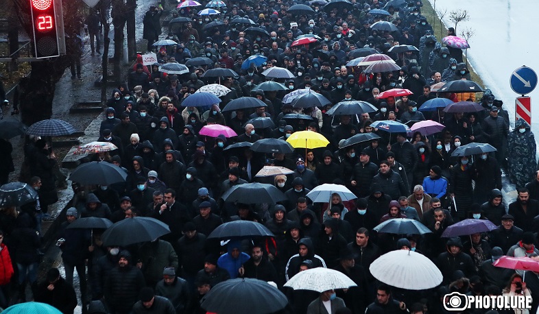 Ավարտվել է ընդդիմության բողոքի երթը