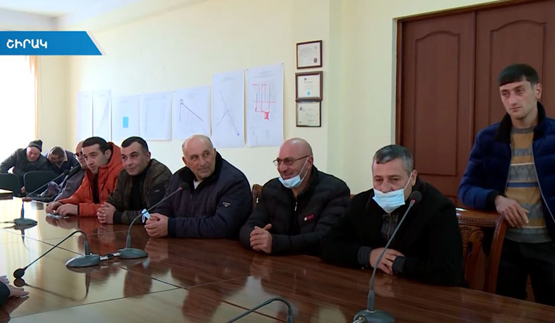 Հին Շենի շրջափակումից վերադարձած շիրակցի կամավորները