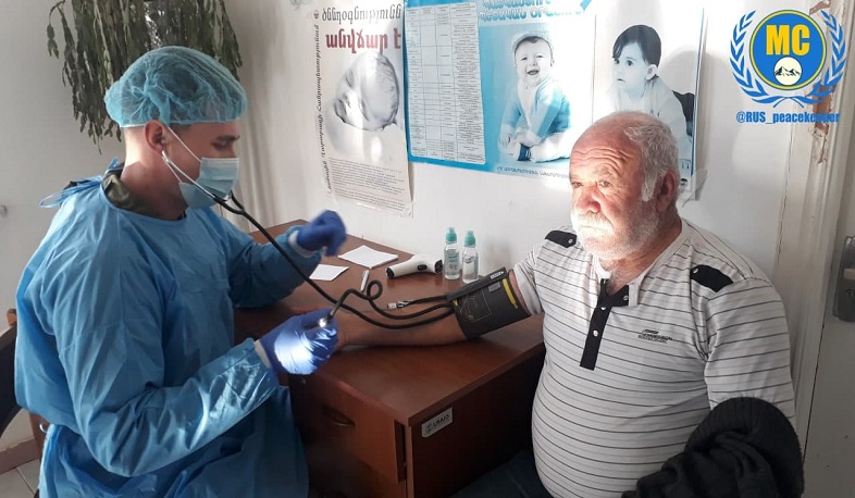 More than 800 residents of Artsakh got medical care at the field hospital of the RF MoD